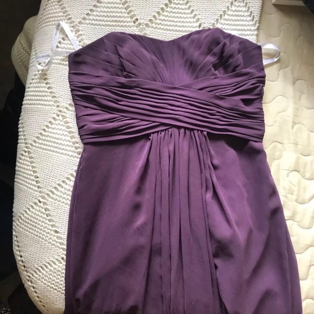 Plum Bridesmaid Dress